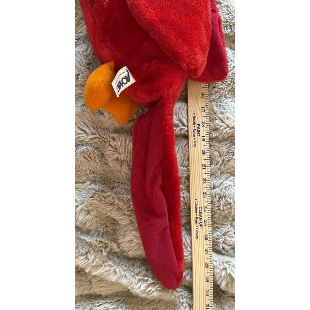 Vintage ACME 30” Plush Hanging Parrot Tropical Bird Carnival Prize Toy Preowned - Picture 7 of 7